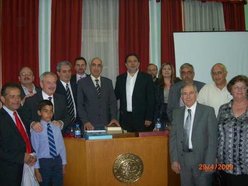 Ο Δήμαρχος και η αντιπροσωπεία του Δήμου Ηρακλείου στην Κύπρο