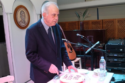 Δήμαρχος Ηρακλείου Βασίλης Λαμπρινός - Κοπή πίτας εθελοντών Δήμου Ηρακλείου 2019