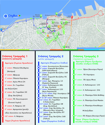 city bus map
