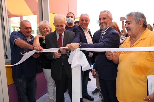 Ο Δήμαρχος Ηρακλείου Βασίλης Λαμπρινός εγκαινίασε το νέο σύγχρονο νηπιαγωγείο στην περιοχή της Αγίας Αικατερίνης