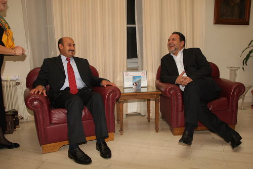 Με τον Αναπληρωτή Υπουργού Κοινής Ωφελείας κ. Abu Baker Awidatt