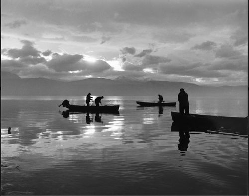 Ψάρεμα τα χαράματα. Γιάννενα, 1962