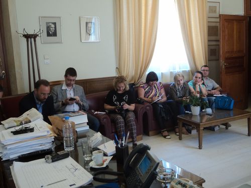 Ρώσοι δημοσιογράφοι συναντήθηκαν με το Δήμαρχο Ηρακλείου