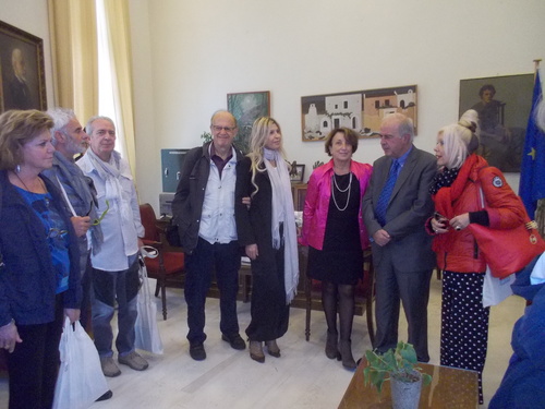Εθιμοτυπική επίσκεψη Ιταλών δημοσιογράφων