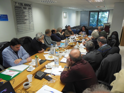 Συνάντηση εργασίας στην 7η Υ.ΠΕ Κρήτης