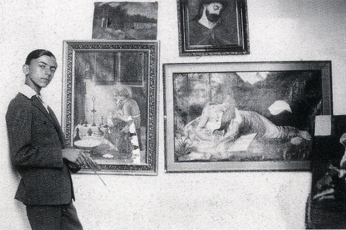  Εικόνα 2_Νεανική φωτογραφία του ζωγράφου γύρω στο 1928.