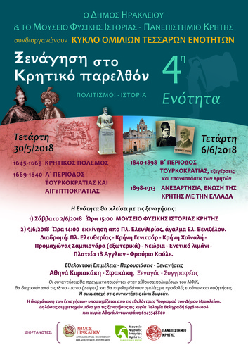 Ξενάγηση στο Κρητικό Παρελθόν, Πολιτισμοί – Ιστορία