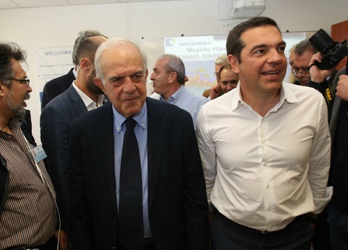  Δήμαρχος Ηρακλείου Βασίλης Λαμπρινός - Πρωθυπουργός Αλέξης Τσίπρας