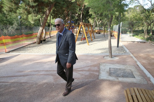 Δήμαρχος Ηρακλείου Βασίλης Λαμπρινός - Πάρκο Γεωργιάδη
