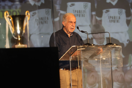 Δήμαρχος Ηρακλείου Βασίλης Λαμπρινός - Εκδήλωση για την κατάκτηση του Κυπέλλου Ελλάδος από τον ΟΦΗ