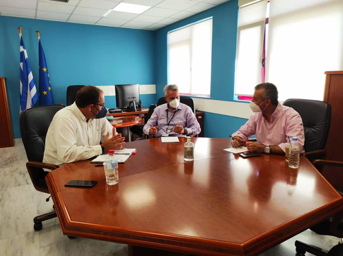 Συνάντηση Διοίκησης 7ης Υ.Πε. Κρήτης με Δήμαρχο Ανωγείων Συνάντηση Διοίκησης 7ης Υ.Πε. Κρήτης με Δήμαρχο Ανωγείων