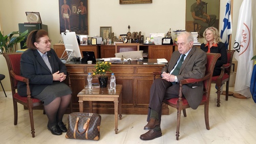 Δήμαρχος Ηρακλείου Βασίλης Λαμπρινός - Συναντήσεις με υπουργούς της κυβέρνησης