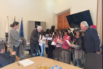 Χριστουγεννιάτικες ευχές από σχολεία και φορείς στον Δήμαρχο Ηρακλείου Αλέξη Καλοκαιρινό