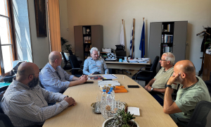 Συνεχίζονται οι επαφές του Δημάρχου Ηρακλείου Αλέξη Καλοκαιρινού με φορείς της πόλης


