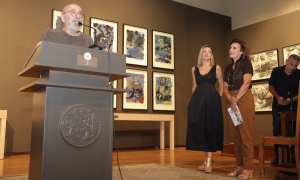 Εγκαινιάστηκε  η νέα έκθεση ζωγραφικής του Νίκου Βισκαδουράκη με τίτλο: «Ο κύριος Χάιντ μπροστά στον καθρέφτη του»