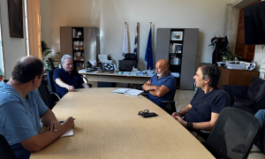 Συνάντηση του Δημάρχου Ηρακλείου Αλέξη Καλοκαιρινού με τον Γενικό Διευθυντή του ΟΦΗ Ηλία Πουρσανίδη

