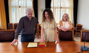 Ορκωμοσία νέας μόνιμης υπαλλήλου στο Δήμο Ηρακλείου

