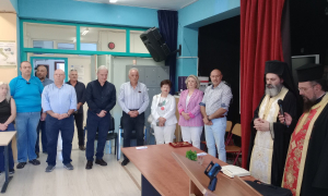  Ο Δήμαρχος Ηρακλείου στον Αγιασμό του Σχολείου Δεύτερης Ευκαιρίας

