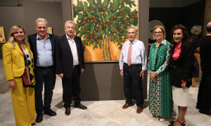 Εγκαινιάστηκε η σπουδαία έκθεση ζωγραφικής του Αριστόδημου στη Βασιλική του Αγίου Μάρκου (video)