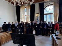 Στη Λότζια αντιπροσωπεία του Δήμου Ιωαννιτών – Στόχος η ενίσχυση της συνεργασίας και η απευθείας αεροπορική σύνδεσηΤην αντιπροσωπεία του Δήμου Ιωαννιτών που επισκέφθηκε το Ηράκλειο
υποδέχτηκαν στη Λότζια οι Αντιδήμαρχοι Διοίκησης & Τουρισμού Γιώργος
Αγριμανάκης και Οικονομικών & Αναπτυξιακού Προγραμματισμού Τάσος Τσατσάκης.

 
