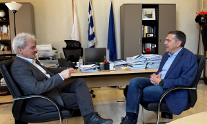 Συνάντηση του Δημάρχου Ηρακλείου Αλέξη Καλοκαιρινού με τον πρώην Πρωθυπουργό Αλέξη Τσίπρα στη Λότζια