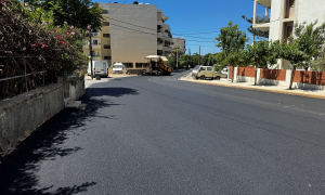 Ολοκληρώθηκαν οι εργασίες ασφαλτόστρωσης στην οδό Πινδάρου Ολοκληρώθηκαν οι εργασίες ασφαλτόστρωσης στην οδό Πινδάρου