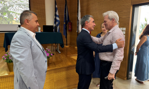 Ο Δήμαρχος Ηρακλείου στον απολογισμό της Πρυτανικής Αρχής του Ελληνικού Μεσογειακού Πανεπιστημίου - ΕΛΜΕΠΑ (video)Στον Δημόσιο Απολογισμό της Πρυτανικής Αρχής του Ελληνικού Μεσογειακού Πανεπιστημίου παραβρέθηκε και απεύθυνε χαιρετισμό ο Δήμαρχος Ηρακλείου Αλέξης Καλοκαιρινός, μαζί με τον Αντιδήμαρχο Οικονομικών & Αναπτυξιακού Μετασχηματισμού Τάσο Τσατσάκη και τον Ειδικό Σύμβουλο Σπύρο Δοκιανάκη, το πρωί της Τετάρτης 22/7.

