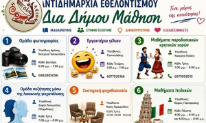 Νέος κύκλος των επιτυχημένων δράσεων «ΔΙΑ… ΔΗΜΟΥ ΜΑ-ΘΗΣΗ!!!» από τον Δήμο Ηρακλείου Νέος κύκλος των επιτυχημένων δράσεων «ΔΙΑ… ΔΗΜΟΥ ΜΑ-ΘΗΣΗ!!!» από τον Δήμο Ηρακλείου