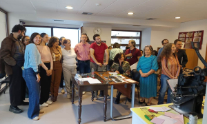 Η τέχνη της κλασικής τυπογραφίας ζωντάνεψε στη Βικελαία Δημοτική Βιβλιοθήκη Η τέχνη της κλασικής τυπογραφίας ζωντάνεψε στη Βικελαία Δημοτική Βιβλιοθήκη